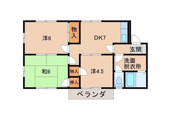 メゾンおかもとの物件間取画像